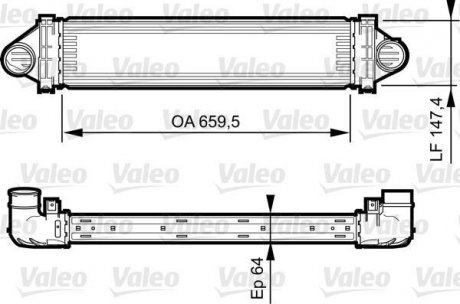 Інтеркулер Valeo 818240