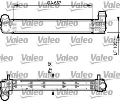 Інтеркулер Valeo 818270