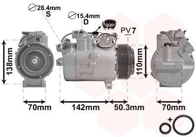 Компресор кондиціонера BMW Van Wezel 0600K428