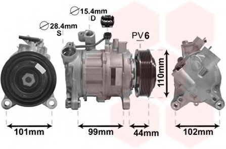 Компрессор Van Wezel 0600K498