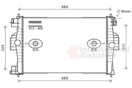 Теплообмінник Van Wezel 09002280