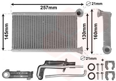 Heat Exchanger Van Wezel 09016700