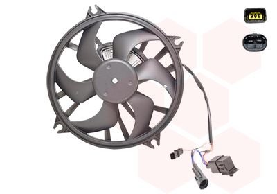 Fan, radiator Van Wezel 0962747