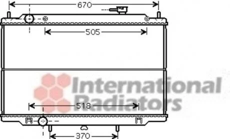 Фото радіатор, охолодження двигуна Van Wezel 13002302 Радіатор, охолодження двигуна Van Wezel 13002302