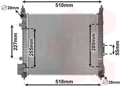 Heat Exchanger Van Wezel 13012707