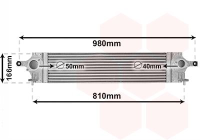 Heat Exchanger Van Wezel 13014707