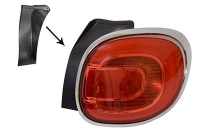 Combination Rearlight Van Wezel 1609926