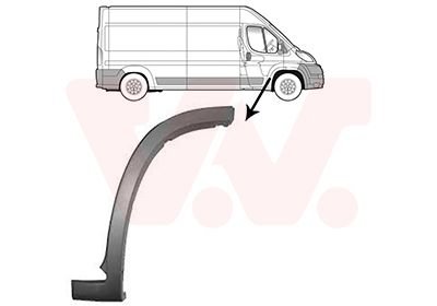 Trim/Protective Strip Van Wezel 1651402