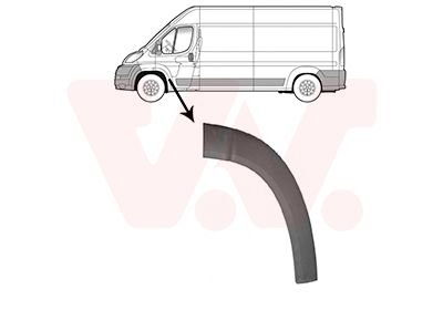 Trim/Protective Strip Van Wezel 1651403