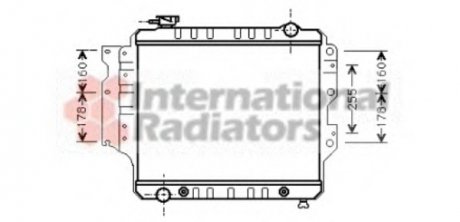Фото радіатор, охолодження двигуна Van Wezel 21002022 Радіатор, охолодження двигуна Van Wezel 21002022