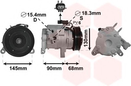 Компрессор Van Wezel 2100K133