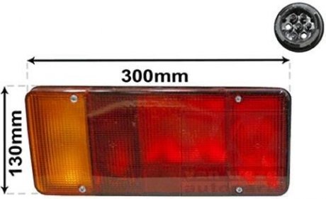 Ліхтар задній Van Wezel 2813925