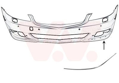 Cover, bumper Van Wezel 3047581