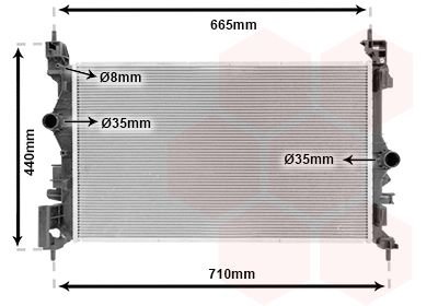 Heat Exchanger Van Wezel 37012715