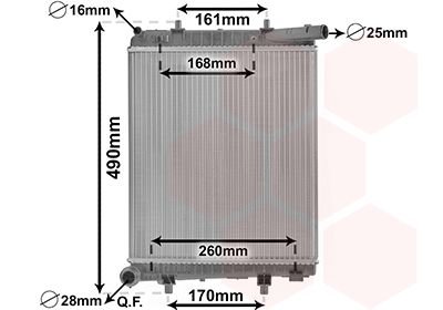Heat Exchanger Van Wezel 40002411