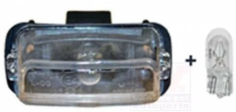 Ліхтар підсвітки номерного знаку P 206/407/XSA/PA Van Wezel 4028920