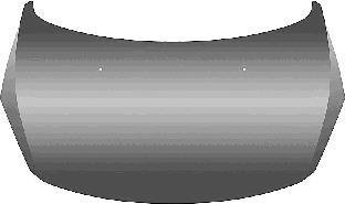 Капот двигуна Van Wezel 4041660