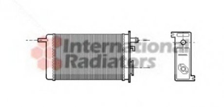 Радиатор печки Van Wezel 43006096 (фото 1)