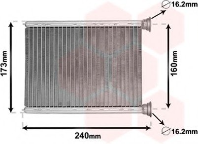 Теплообмінник Van Wezel 43006569