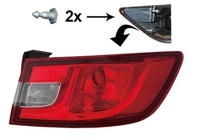 Combination Rearlight Van Wezel 4420932