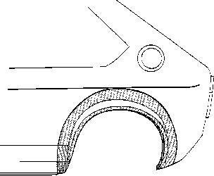 Боковина Van Wezel 4912146