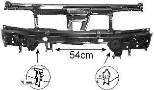 Облицовка передка Van Wezel 4912678