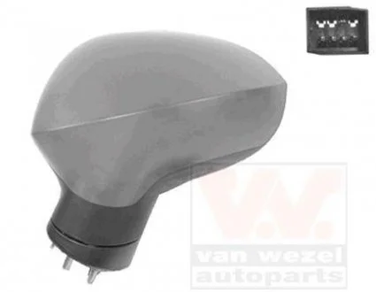 Зеркало наружное Van Wezel 4919807
