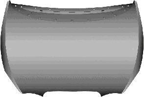 Капот двигуна Van Wezel 4939660