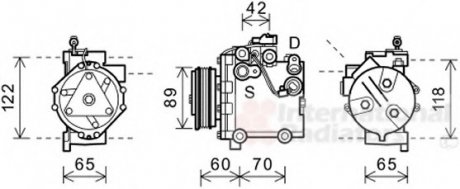 Компрессор Van Wezel 5200K125