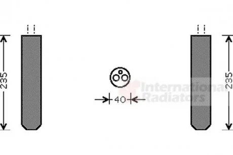 Осушитель кондиционера Van Wezel 5300D017 (фото 1)
