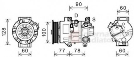 Компрессор Van Wezel 5300K584