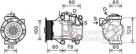 Компрессор Van Wezel 5300K618