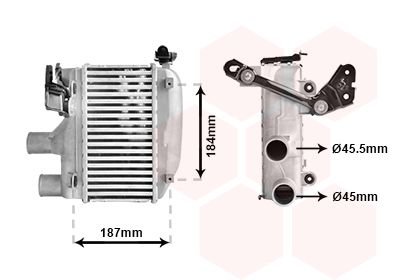 Фото intercooler, charger Van Wezel 53014703 Intercooler, charger Van Wezel 53014703