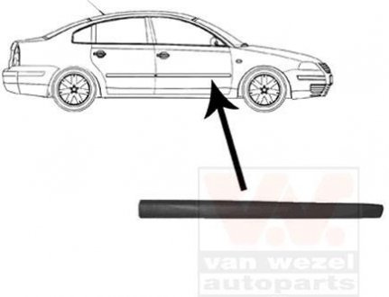 Облицовка / защитная накладка Van Wezel 5836424