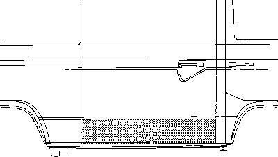 Дверь, кузов Van Wezel 5870174