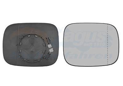 Скло дзеркала (з підігрівом) Volvo XC70 II 07-16/XC90 02-14 (R) Van Wezel 5938836