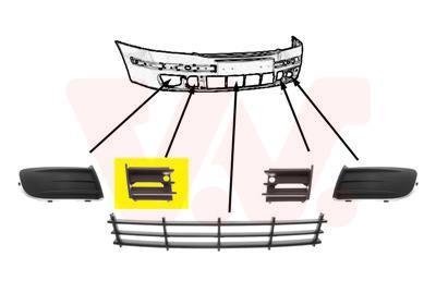 Решетка вентилятора, буфер Van Wezel 7622594