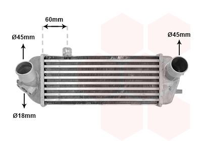 Heat Exchanger Van Wezel 83014700