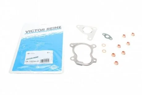 Фото прокладка турбіни Trafic/Vivaro 1.9 DCi/DTi 01- (к-кт) Victor Reinz 04-10034-01 Прокладка турбіни Trafic/Vivaro 1.9 DCi/DTi 01- (к-кт) Victor Reinz 04-10034-01