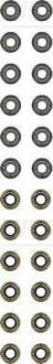 ZESTAW USZCZELNIACZY TRZONEK ZAWORU LEXUS IS I 3,0 01-05 REINZ Victor Reinz 125280604