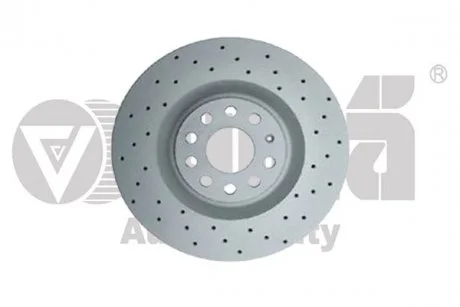 Диск тормозной передний перфорированный (Geomet) Skoda Superb (08-13)/VW Golf (0 Vika 66151717001