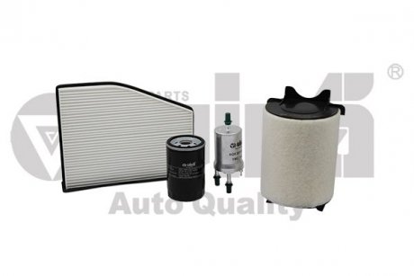 Комплект фильтров масляный,воздушный,салонный,топливный Skoda Octavia (04-08)/VW Golf (04-14),Jetta (06-11),Touran (03-06) Vika K11783401