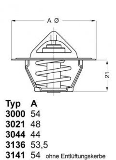 Термостат WAHLER 300075