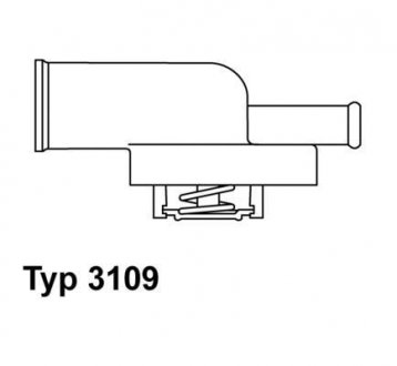 Термостат системы охлаждения WAHLER 310987D