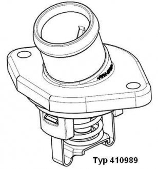Термостат системы охлаждения WAHLER 41098980D