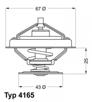 Термостат WAHLER 416579D