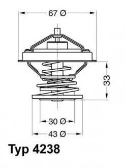 Термостат WAHLER 423892D