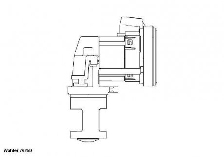 Клапан повернення ОГ WAHLER 7625D