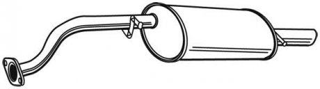 Глушник вихлопних газів (кінцевий) WALKER 22013