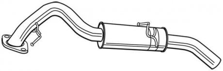 Глушитель выхлопных газов (конечный) WALKER 22587